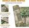 Tropical Palm Tree Placemats Set of 4 Summer Vintage Green Leaf Kitchen Table Placemat